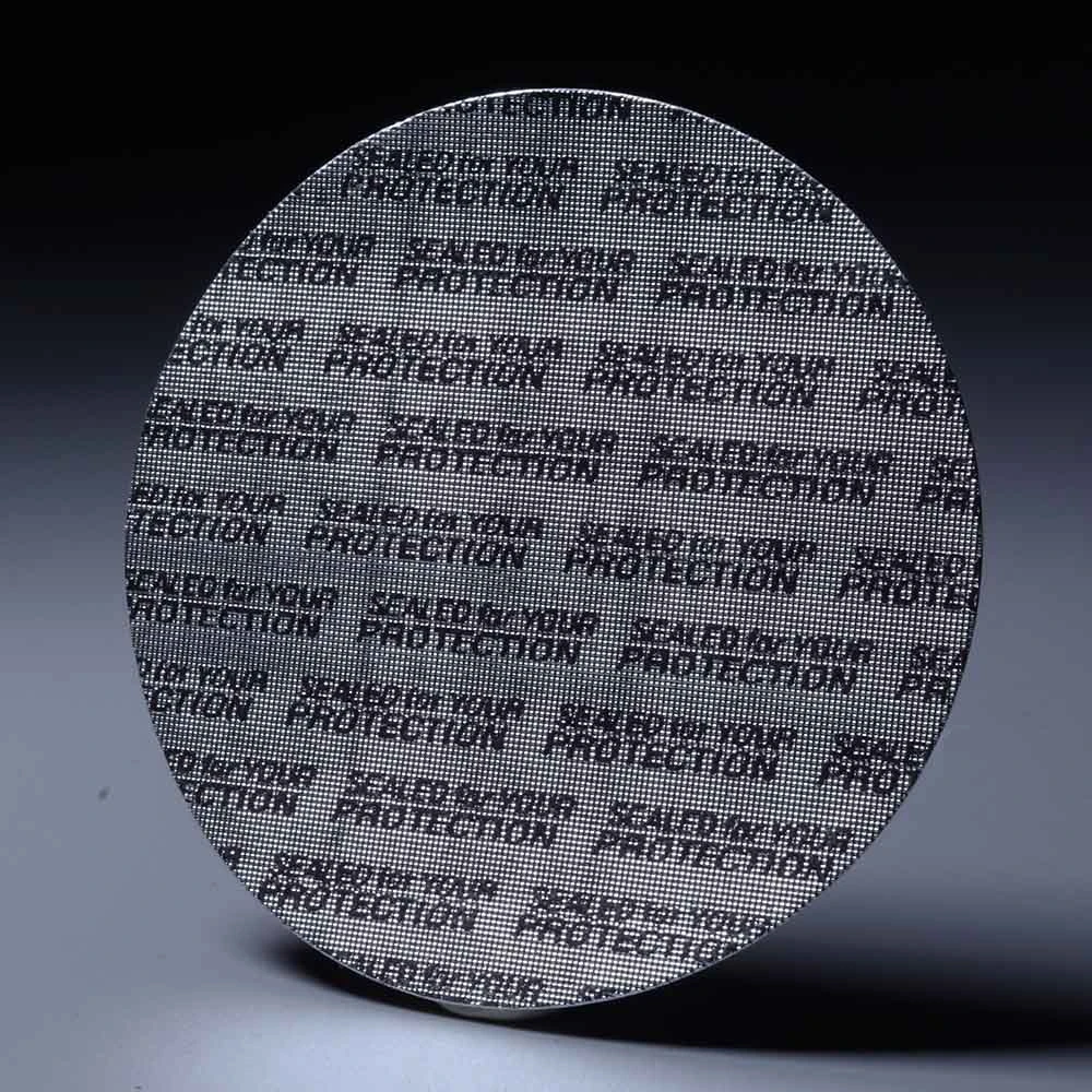 CP-05B embossed aluminum thick foil pressure sensitive seals